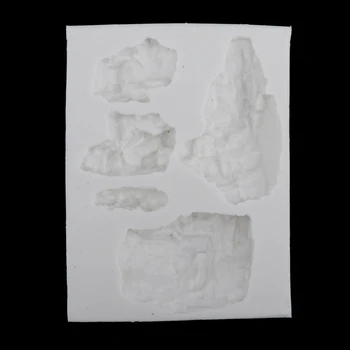 3D Rock Matrite Rășină Zgura Mucegai Manual DIY Decorare Sandtable Accesorii