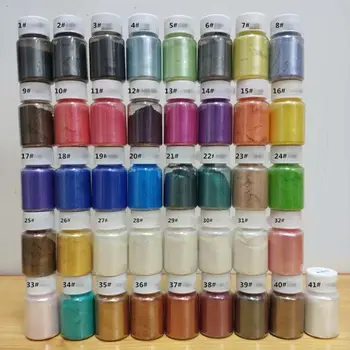 41Color Mica Perla Pulbere de Rășină Epoxidică Colorant Colorant Pigment Perla Bijuterii de Luare F3MF