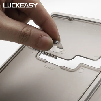 LUCKEASY Ascunse transparent cutie de depozitare pentru Tesla model 3 2017 - 2021 Cotiera cutie capac cutie de depozitare