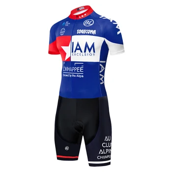 2020 Echipa IAM cycling skinsuit de vară în aer liber spandex skinsuits biciclete de triatlon costum uniforme ciclismo BĂRBAȚI ropa de bicicleta