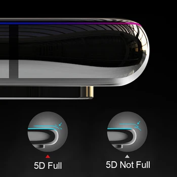 AOXIN 5D Margine Curbat Full Capac de Sticlă Pentru iPhone X Ecran Protector Pentru Apple iPhone X 10 Sticla Ch film 3D