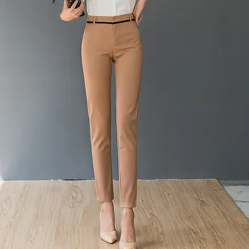 Femei Pantaloni de Creion 2020 Toamna Noul Birou OL Femme de Înaltă Talie Subțire Elastic Pantaloni Mujer Femeie Pantaloni
