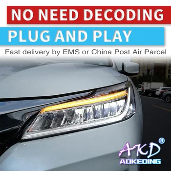 AKD masini de tuning Faruri Pentru Honda Accord G9.5 2016-2017 Faruri Full LED DRL lumini Bi-Xenon fascicul dinamic de semnal
