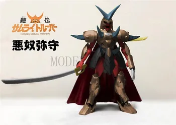 FANII MODELULUI INSTOCK lutoys model Ronin Warriors YoroiDen Samurai Trupele întuneric demon general Anubis Metal Pânză Armura Plus