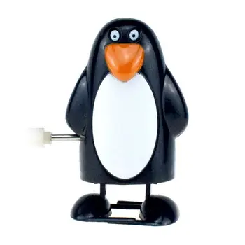 8pc Moș Crăciun Elan Pinguin, om de Zăpadă Clockwork Jucărie de Sus a Lanțului de Cadou de Crăciun