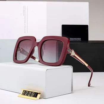 Femei Supradimensionat ochelari de Soare de Culoare Gradient Polarizat Ochelari de Designer de Brand Femei Cumpărături Oglindă UV400 Clasic Pătrat de Sticlă Soare
