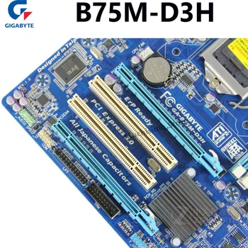 Gigabyte GA B75M D3H Originale placa de baza pentru intel DDR3 LGA 1155 B75M D3H 32GB PCI-E 3.0 USB2.0 desktop placa de baza Folosit