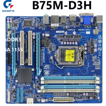 Gigabyte GA B75M D3H Originale placa de baza pentru intel DDR3 LGA 1155 B75M D3H 32GB PCI-E 3.0 USB2.0 desktop placa de baza Folosit