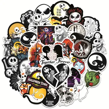 50 Foaie de Halloween Dovleac Regele Jack Graffiti Sticker Portbagaj Chitara Cana de Apa Impermeabil și Ușor de Curățat Auto-adezive Autocolante