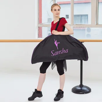 Sansha Profesionist de Balet, Dans Geanta pentru Tutu Pentru Fete În Negru Diametru 94cm Sau 104cm SBAG07-06