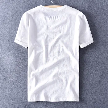 2020 Primăvara și vara noi cu mânecă scurtă brand de lenjerie tricou barbati moda alb t shirt pentru barbati camasi casual sex masculin camiseta