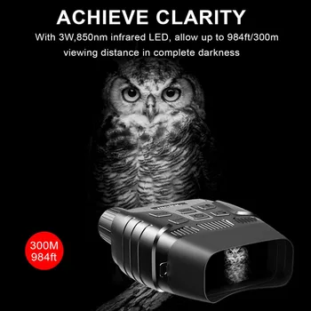 Viziune de noapte în infraroșu infraroșu binoclu NV3180 cu display LCD, digital camera foto video de înregistrare impermeabil pentru vânătoare