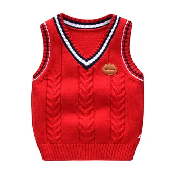 Copil haine de fata pulover 2020 pentru copii pulover v-neck de toamna si iarna bumbac uniformă tricotate îmbrăcăminte pentru copii