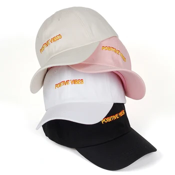 2018 noi vibratii pozitive Tata Pălărie Aprins Brodate Capac Curbat Bill brand de moda snapback Hip-hop cap pălării Os Garros