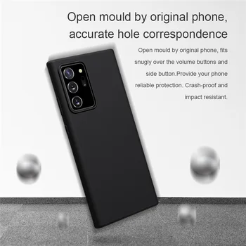 Pentru Samsung Galaxy Nota 20, Ultra Caz NILLKIN din Silicon Montate Caz Acoperire Flex Caz Pură, Anti-Amprente Acoperi
