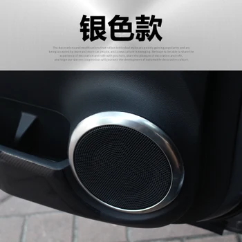 4buc/lot accesorii auto autocolante auto portiera difuzor horn decor acoperi cerc pentru 2017 2018 Nissan LOVITURI
