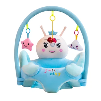 Moda pentru Sugari Canapea husa Scaunului Respirabil Catifea Baby Suport de Scaun Scaun de Desene animate de Animale de Jucărie pentru Copii de Învățare Stai Fără Umplutură