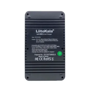 Liitokala lii500 LCD Încărcător de Baterie de 3.7 V 18650 26650 18500 Cilindrice, Bateriile cu Litiu lii-500 1.2 V Acumulator 18650 Incarcator