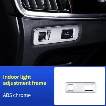 Pentru VOLVO XC90 2016-2019 ABS lumina de Interior ajustare cadru crom laminat trim 1 buc