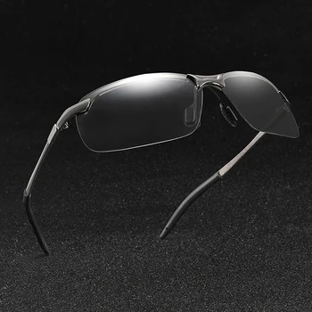 Fotocromatică Bărbați ochelari de Soare Polarizat de conducere Cameleon Ochelari Schimba Culoarea ochelari de Soare, Zi, noapte de Noapte Viziune Ochelari de Conducere