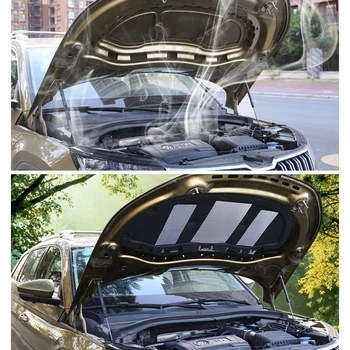Lsrtw2017 folie de Aluminiu Masina Zgomotul Motorului Termic de Izolare Acustică bumbac pentru Skoda Kodiaq GT 2017 2018 2019 2020 auto