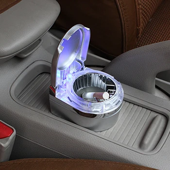 Scrumiera auto Fumatul Cupa Scrumiera Ash Titular cu LED pentru Masina Acasa Utilizarea de Automobile Accesorii de Interior