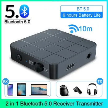 Bluetooth Audio 5.0 Receptor Transmițător AUX RCA Jack de 3,5 MM USB Stereo Muzică Adaptoare Wireless pentru TV Auto Difuzor PC