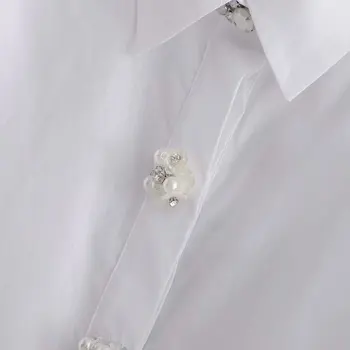 Woah 2020 XD45-2879 în bluza femei blusa feminina blusas bijuterii buton de camasa cu maneci
