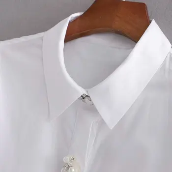 Woah 2020 XD45-2879 în bluza femei blusa feminina blusas bijuterii buton de camasa cu maneci