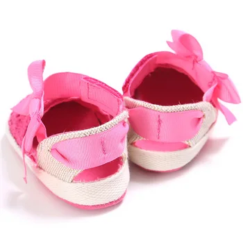 Pantofi pentru Fete Mary Jane Apartamente Pantofi cu Arcul Copii Mici Nou-născut Copilul Vara Crib Pantofi Bebes Casual Casa Cizmele