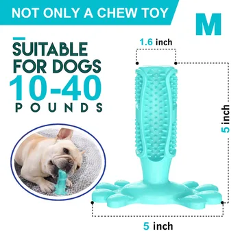 Câine De Cauciuc Mestecați Jucării De Cainele Periuța De Dinți De Curățare Jucărie De Câine De Companie Periute De Dinti Periaj Stick Câine De Companie Furnizează Catelus Populare Jucarii