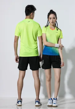 Noi 2019 bărbați/femei Badminton tricou,cămașă sport Tenis tricouri de sex Masculin,tenis de masă jersey,iute uscat Fitness antrenament sportiv tricou