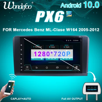 PX6 stereo auto 1 DIN android radio auto Pentru Mercedes Benz ML GL W164 ML350 ML500 GL320 X164 ML280 GL350 GL450 audio auto ecran