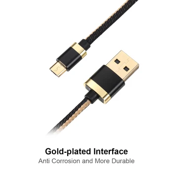 USB Type-C Demin Împletitură Cablu Încărcător Cablu de Transmitere a Datelor 1m