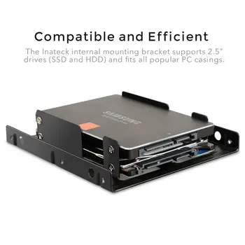 2X 2.5 inch SSD de 3.5 inch Hard Disk Internă Kit de Montare Suport SATA, Cabluri de Date și Cabluri de Alimentare Inclus-Fierbinte