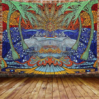 Psihedelice Agățat De Perete Tapiserie Plaja Arunca Covor Hippie Decor Pătură Cameră Cer Tapiserii Art Decor Acasă Accesorii