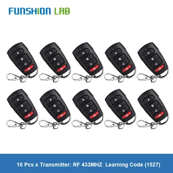 FUNSHION Smart Home Telecomanda 433mhz Universal Control de la Distanță de Învățare de Tip 4 Butoane Telecomanda Wireless Pentru Porti Auto