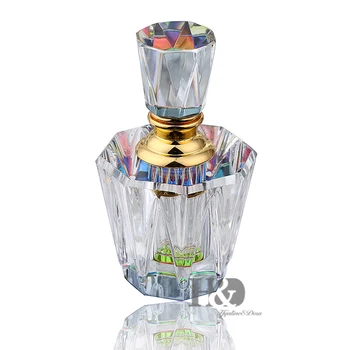 H&D Egiptean Cristal de Sticlă Sticle de Parfum Goale Reîncărcabile Sticla pentru Decor Acasă Doamnei Cadou (3ML)