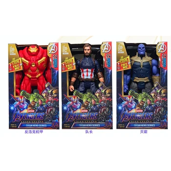 Marvel Jucării Răzbunătorul Endgame 30CM Super-Erou Thor, Hulk Thanos Wolverine Spider Man Omul de Fier figurina Toy Dolls