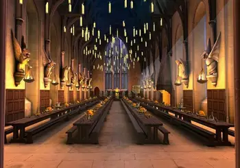 Harry școala de Magie hogwarts castle cina la mulți ani copil fotografie de fundal fundaluri de fotografie de calitate vinil