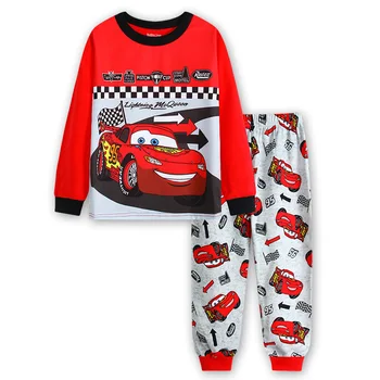 Copii, Pijamale Copii, Pijamale Pixar Cars Lightning McQueen Copii Seturi De Pijamale Fată Băiat Pijamale Pijamas Bumbac, Pijamale, Haine