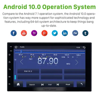 Seicane 2Din Android 9.1 Universal Radio Auto GPS Pentru NISSAN, TOYOTA, KIA, VW, Hyundai, Suzuki, Honda RAV4 SUNNY YARIS, COROLLA VIOS
