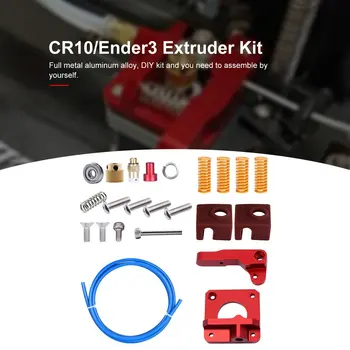 CR10/Ender3 Extruder Setat pentru Imprimantă 3D CR10/Ender3 Extruder + PETG Tub de + Primavara + Manșon de Silicon Cover