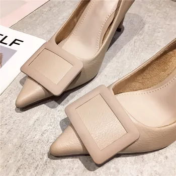 Corporis 2020 pantofi NOI femeii a subliniat toe superficial subțire tocuri inalte pantofi doamnelor bal pantofi de nunta culori solide pompe de pantofi femei