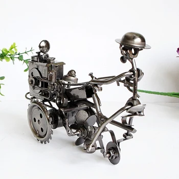 Turnat Sub Presiune Jucărie Vehicule De Epocă Chineză Metal Mersul Pe Jos Tractor Model American Stil Modern Băieți Jucării Un Hobby Bun Cadou Pentru Familiile