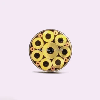 Diametrul de 6mm DIY Cuțit Cuțit Mozaicuri Pin Nituri 9cm Lungime de Unghii Tub de Alamă+Tub de oțel #613