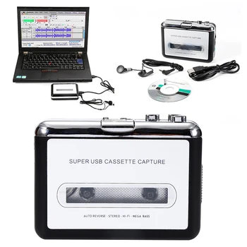 Casetofoane Jucători USB Portabil Casetofon cu MP3 CD Converter Captura Audio Player de Muzică Digital Portabil Mini