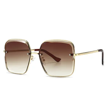 HBK Unisex Vintage Retro ochelari de Soare Patrati Bărbați Femei de Moda Supradimensionat Ochelari de Soare de Înaltă Calitate Nuante Mare Oculos De Sol UV400