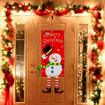 FENGRISE Ușa de Crăciun Perdea Craciun Fericit Decor pentru Acasă de Crăciun Knight Cortina Natale, Navidad 2020 An Nou Fericit 2021