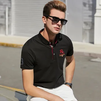 2020 Brand Polo Shirt Mens De Vara Cu Maneci Scurte Plus Dimensiune Homme De Îmbrăcăminte Din Bumbac De Designer De Înaltă Calitate, Broderie Moda Topuri